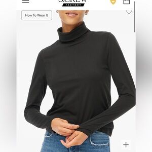 J. Crew Factory Tissue Turtleneck size large